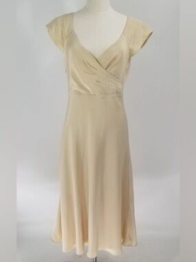 J CREW Cecelia 100% Silk Tricotine Dress, Size 8P